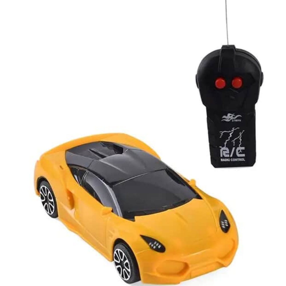 - Remote Control Simulation Model RC Yellowish Orange Car